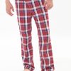 PINTO Pantalon Pijama Clasico Cuadros Multicolor Vino | Pijamas