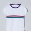 PINTO Camiseta Rainbow Franjas Kids Blanco | Camisetas