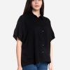 PINTO Blusa Manga Incluida Negro | Polos & Blusas