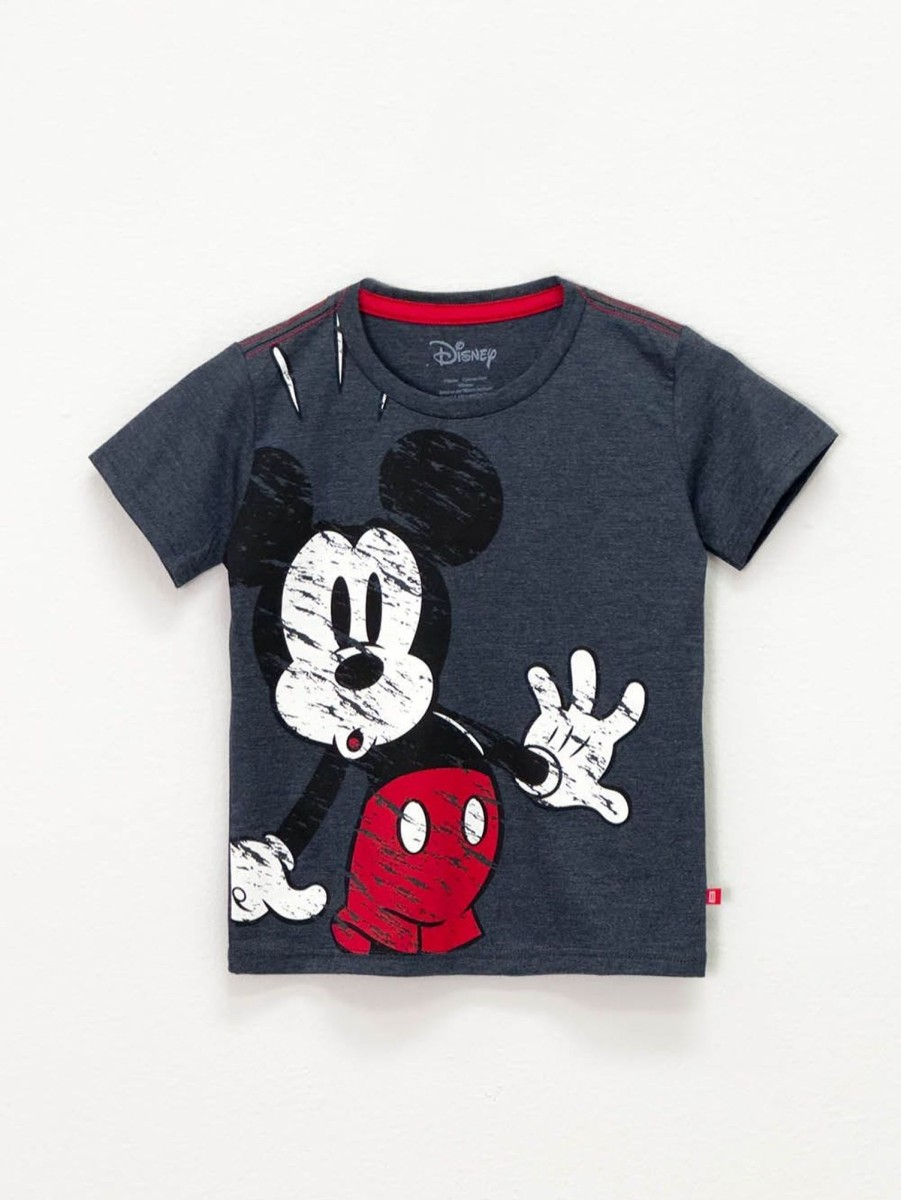 PINTO Camiseta Estampada (Disney) Kids Grafito Mickey Expresivo | Camisetas