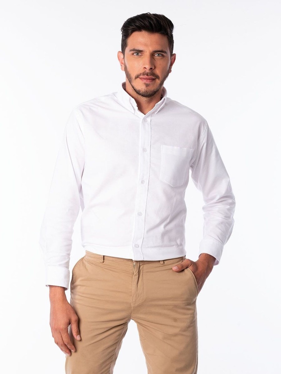 PINTO Camisa Classic Fit Blanco | Camisas