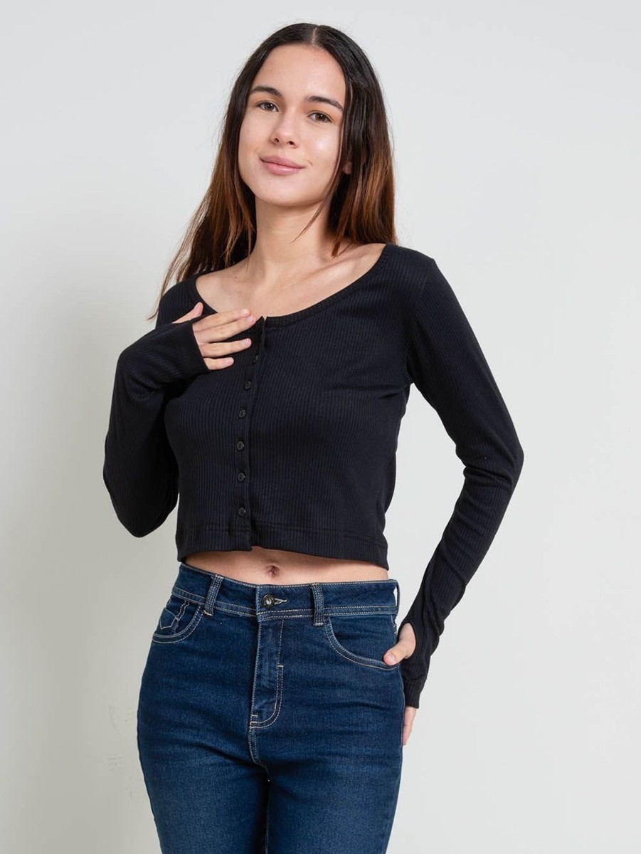 PINTO Cadigan Crop M | Sueteres & Chaquetas