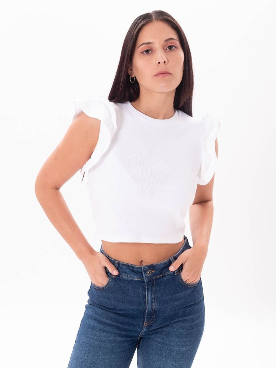 PINTO Crop Top Vuelos Doble | Tops