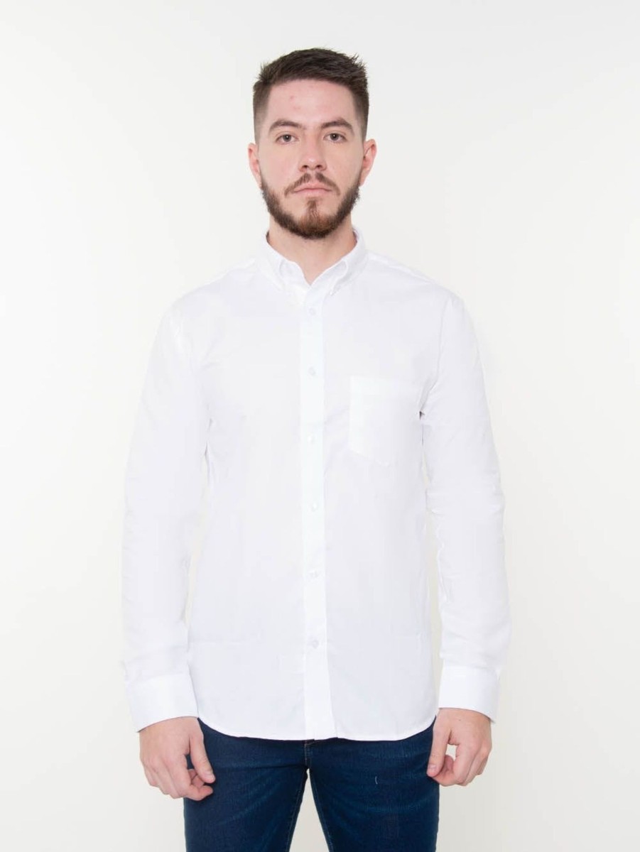 PINTO Camisa Slim Fit Blanco | Camisas