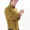 PINTO Camisa Regular Fit Manga Larga Khaki | Camisas