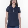 PINTO Polo Slim Con Aberturas En Los Lados Azul Marino | Polos & Blusas