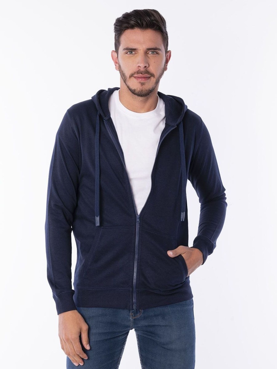 PINTO Active Hoodie Con Capucha Azul Marino | Sueteres & Chaquetas