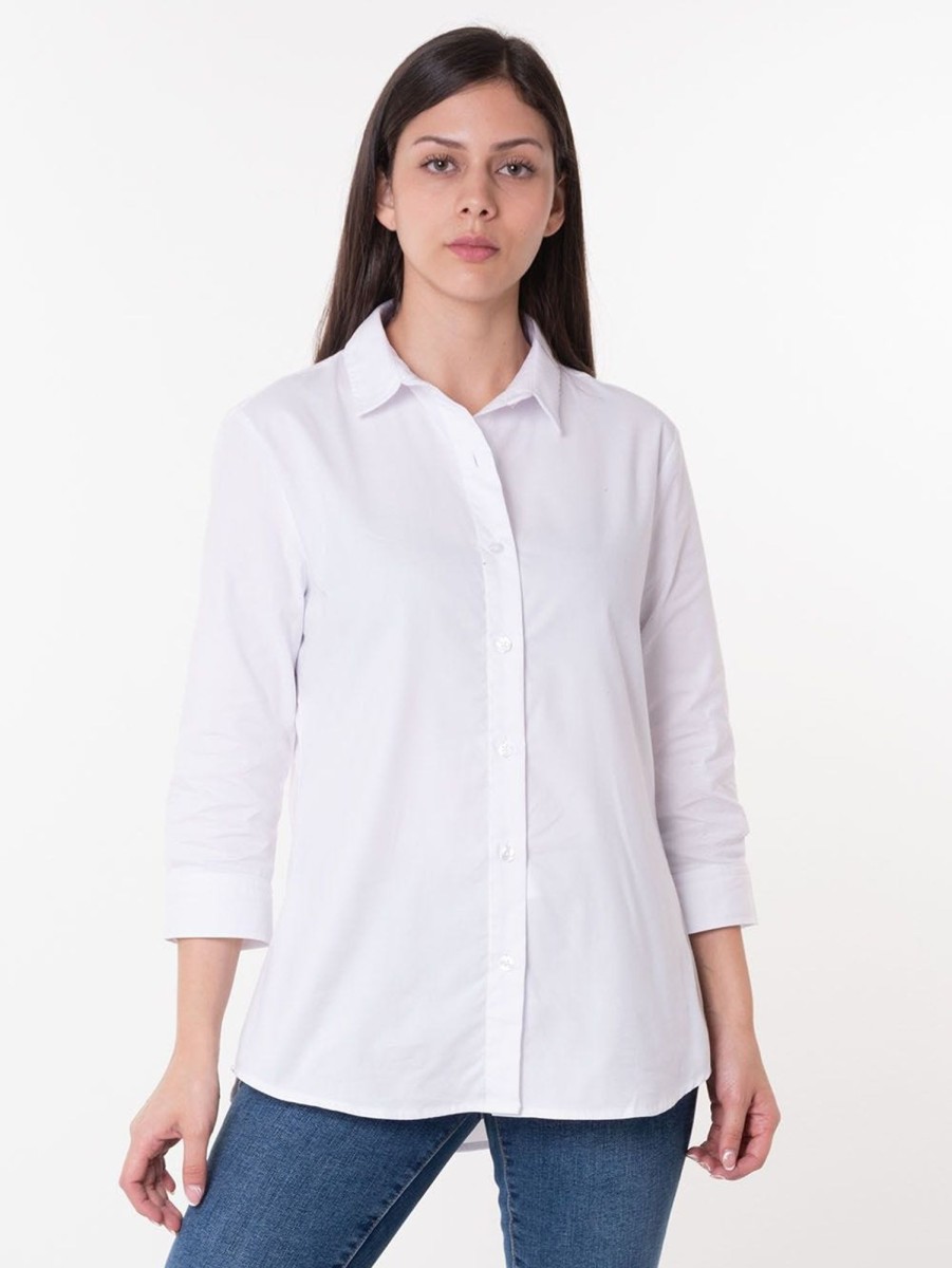 PINTO Blusa Manga 3/4 Blanco | Polos & Blusas