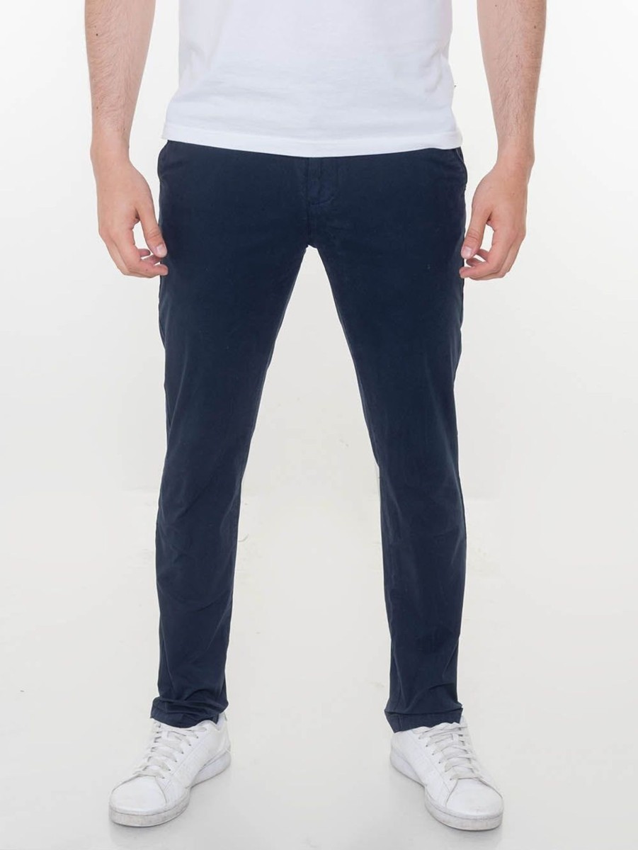 PINTO Pantalon Casual Sulfur Slim Fit Azul Marino | Pantalones & Joggers