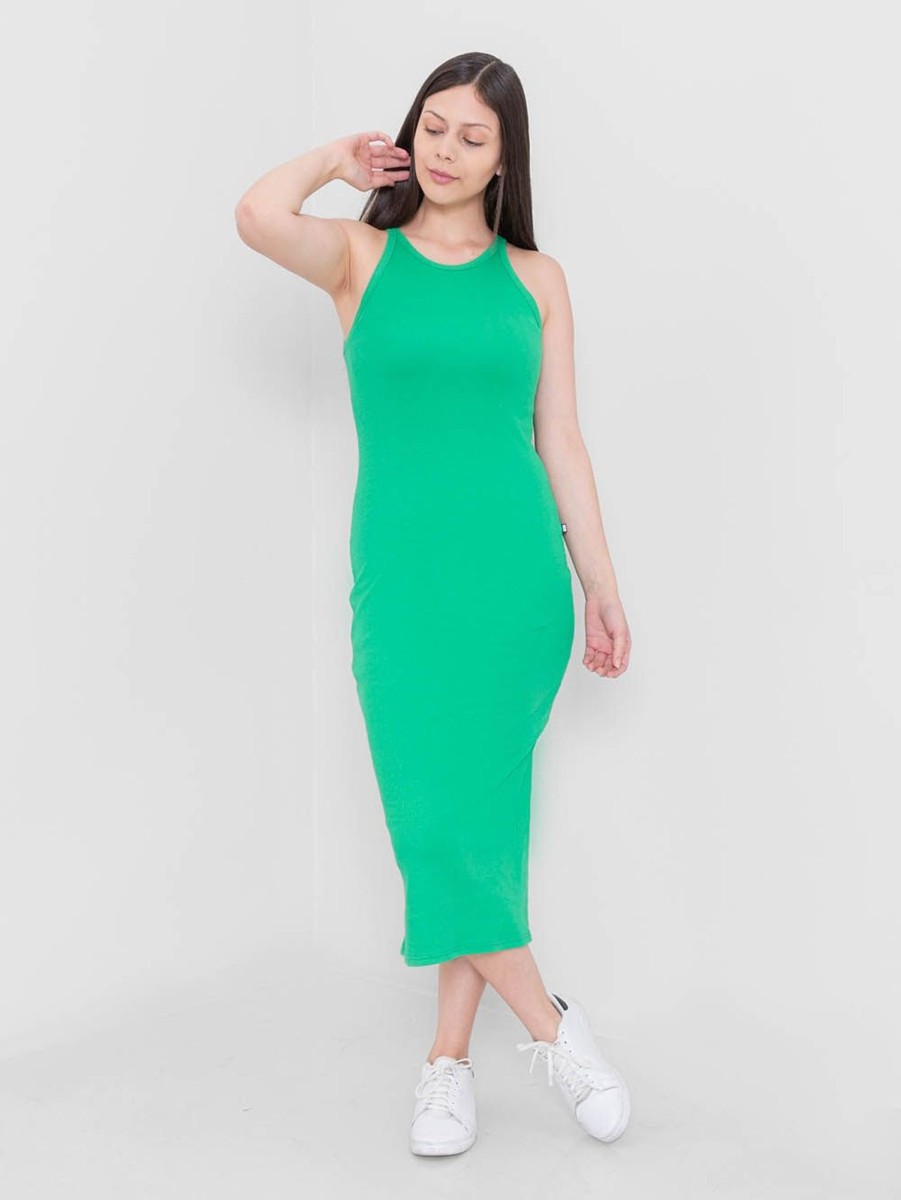 PINTO Vestido Vivo Largo Verde | Vestidos & Faldas