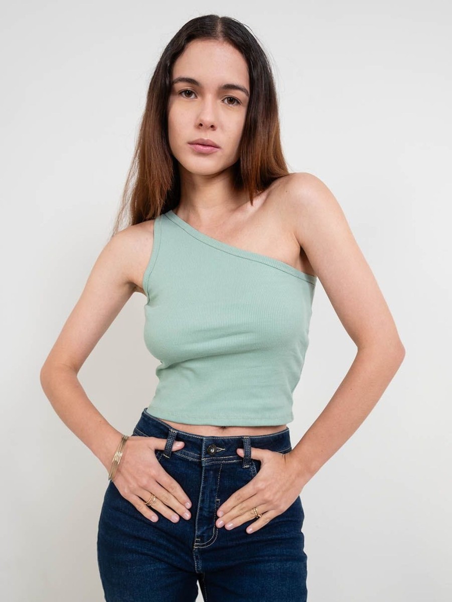 PINTO Crop Top Asimetrico | Tops