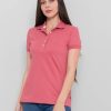 PINTO Polo Slim Con Aberturas En Los Lados Rosado | Polos & Blusas