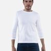 PINTO Camiseta Slim Manga Larga Cuello Redondo | Camisetas