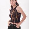 PINTO Crop Top Vivos Estampado | Tops