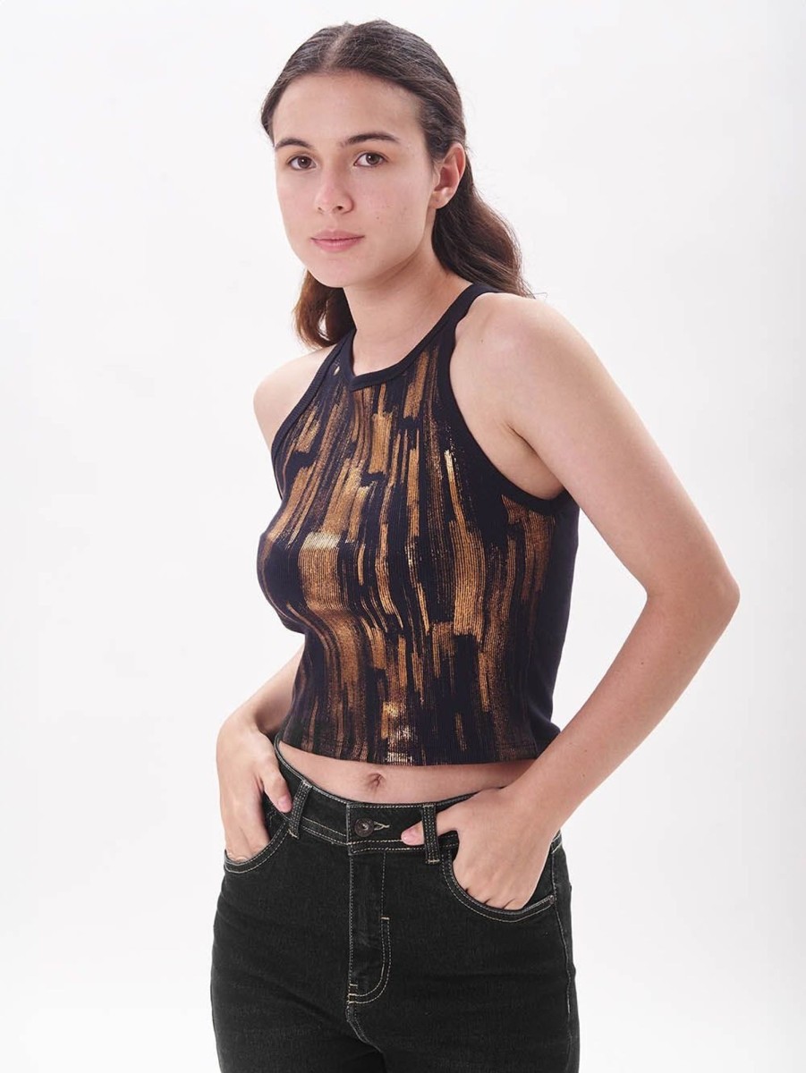 PINTO Crop Top Vivos Estampado | Tops