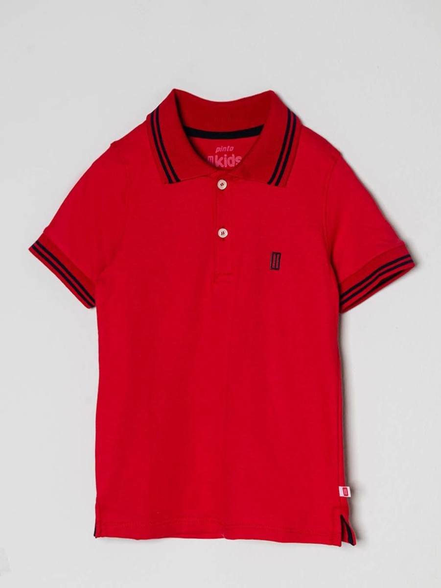 PINTO Polo Manga Corta Kids Rojo | Polos