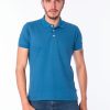 PINTO Polo Basica Azul Jaspeado | Polos