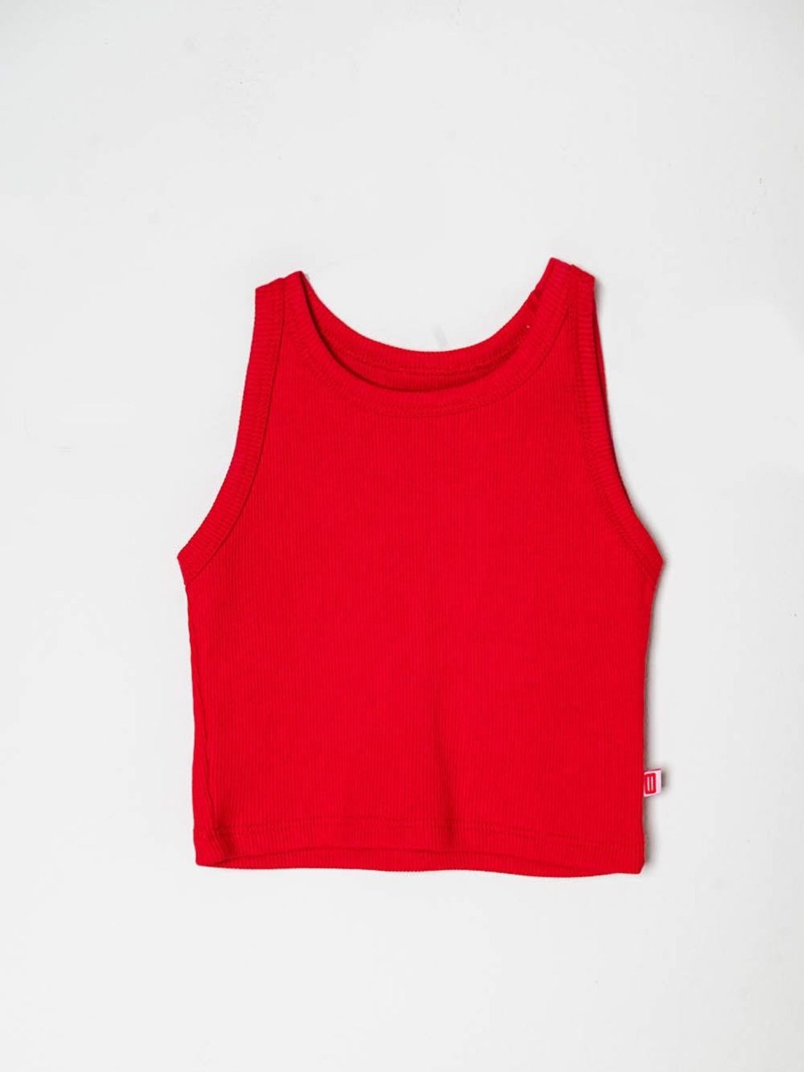 PINTO Crop Top Vivos Kids Rojo | Tops