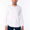 PINTO Camisa Regular Fit Manga Larga Blanco | Camisas