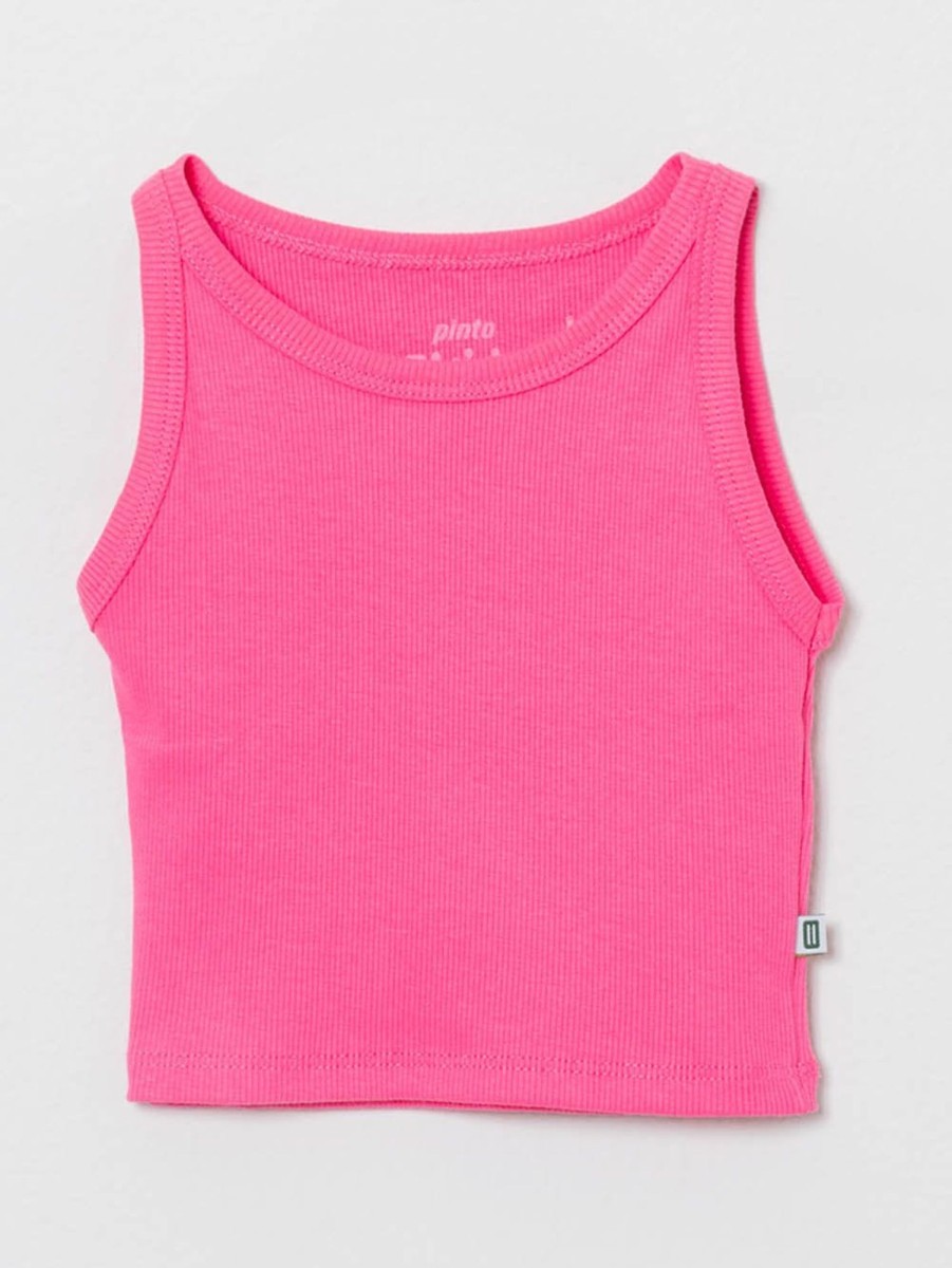 PINTO Crop Top Vivos Kids Rosado | Tops