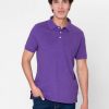 PINTO Polo Basica Morado Jaspe | Polos