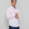 PINTO Camisa Regular Fit Manga Larga Rosado | Camisas