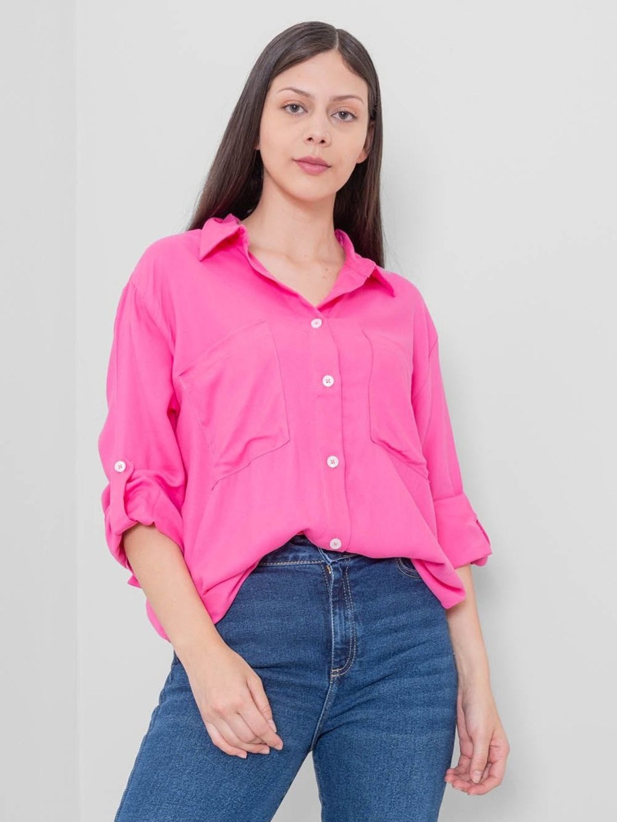 PINTO Blusa Fluida Rosado | Polos & Blusas