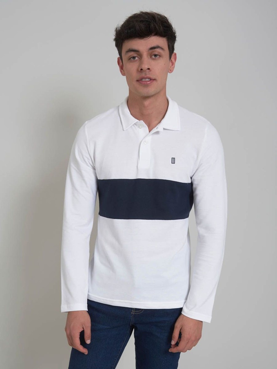 PINTO Polo Ml Bloque Blanco | Polos