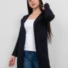 PINTO Cardi Basico Largo Negro | Sueteres & Chaquetas