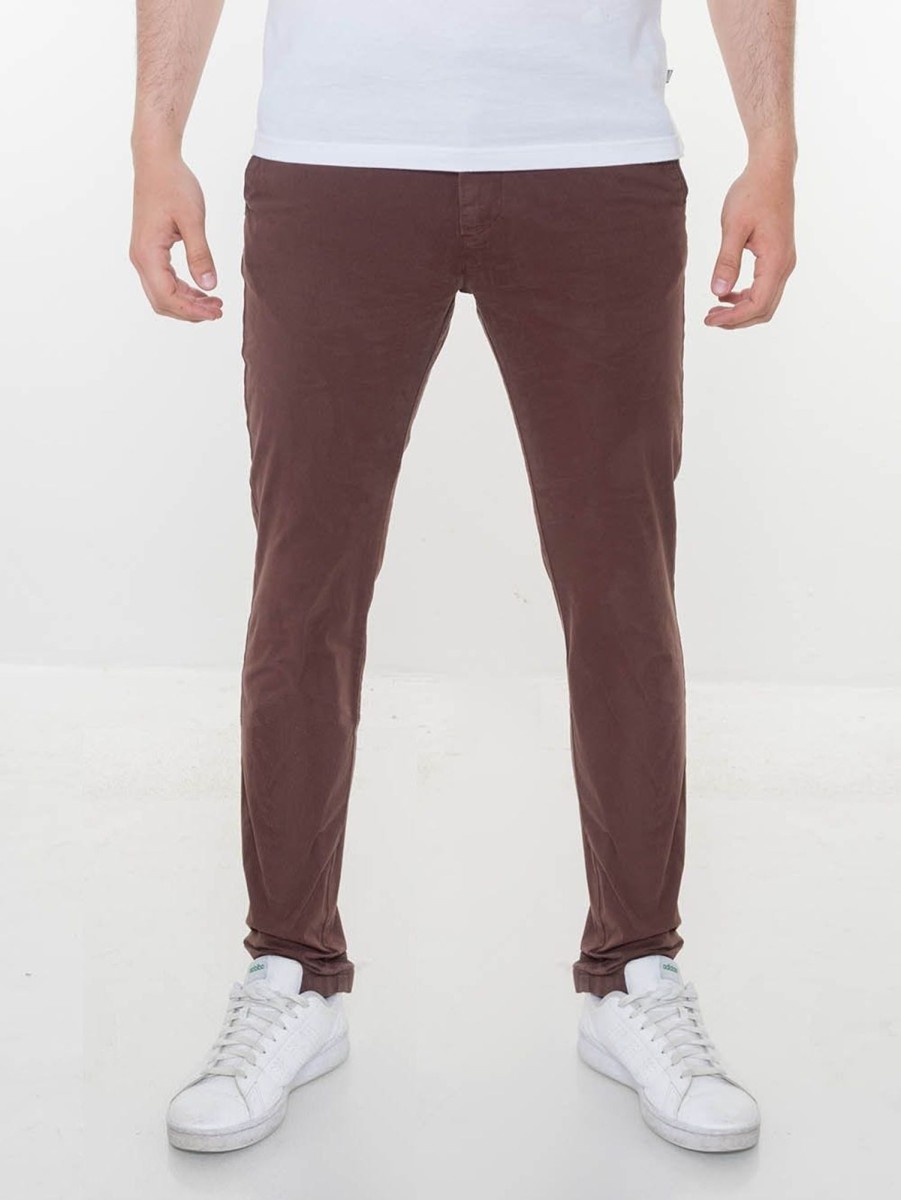 PINTO Pantalon Casual Sulfur Slim Fit Cafe | Pantalones & Joggers