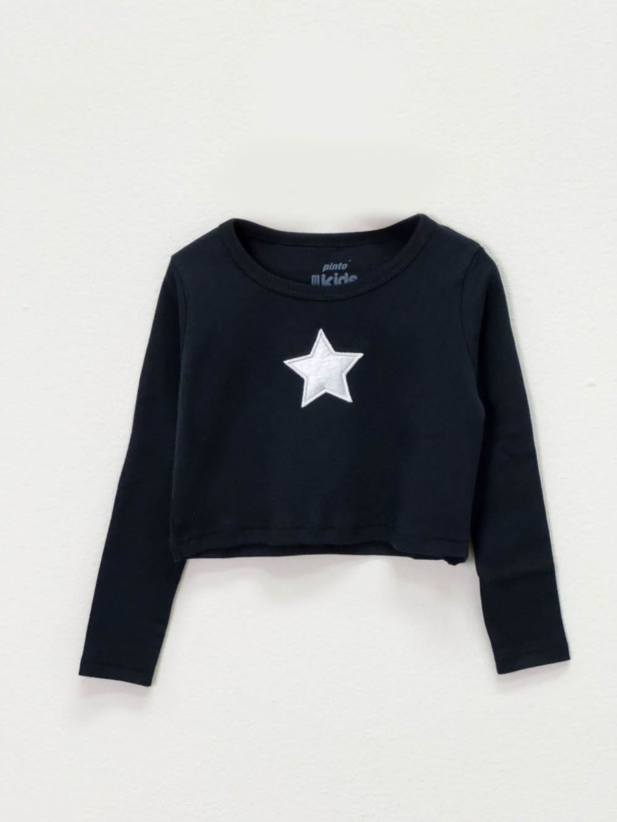 PINTO Camiseta Ml Crop Kids | Camisetas