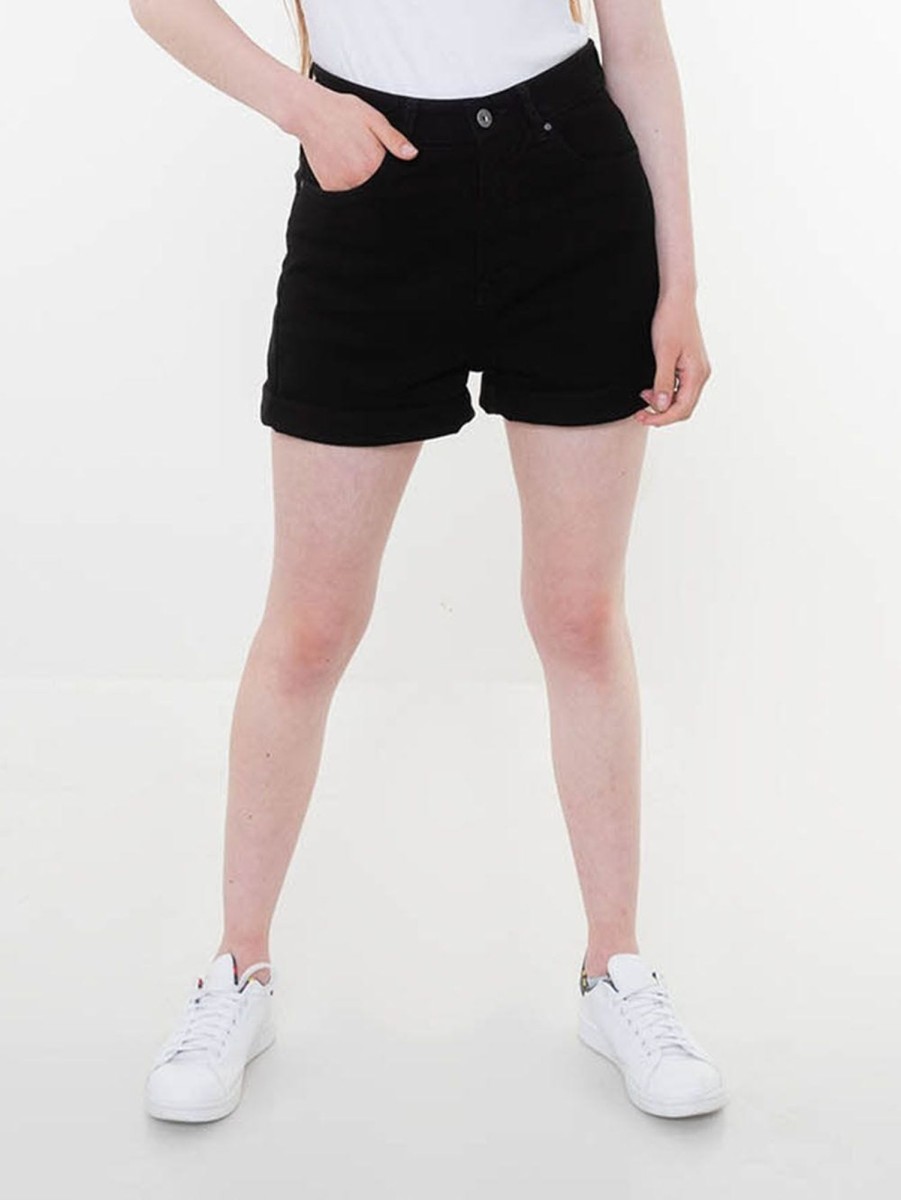 PINTO Short Tela Plana Confort Negro | Leggings & Shorts