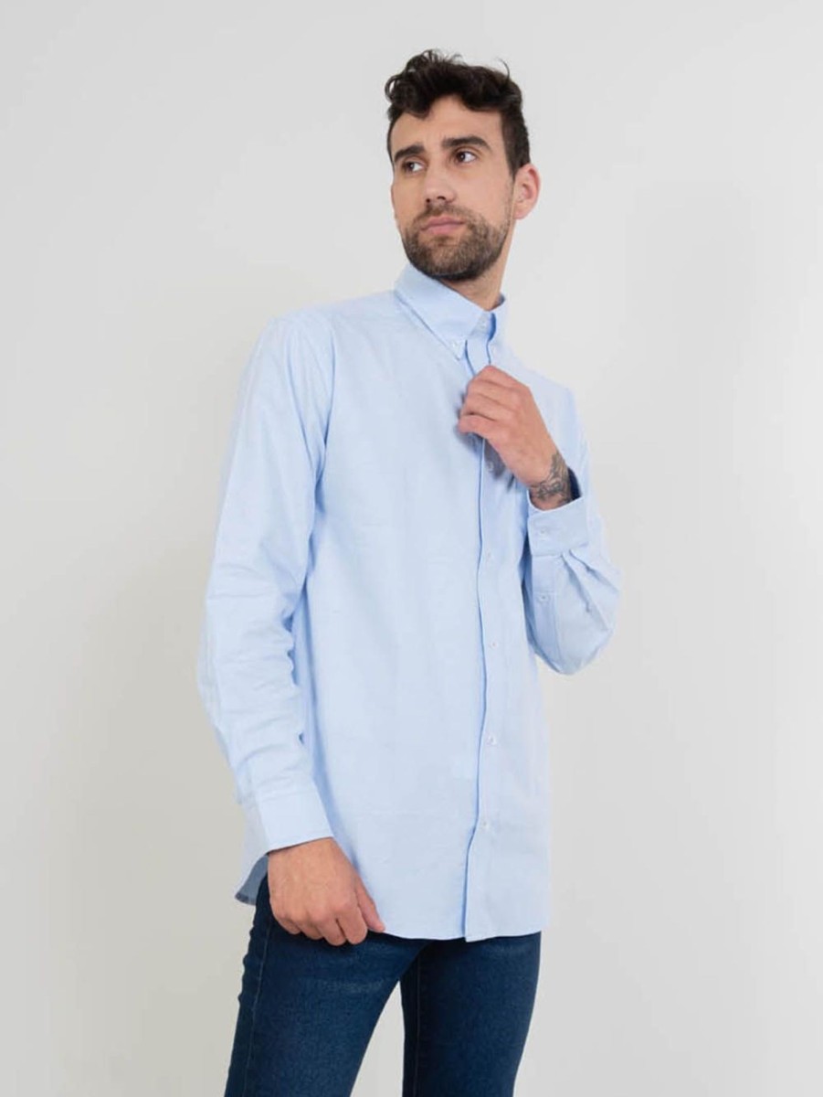 PINTO Camisa Classic Fit Celeste | Camisas